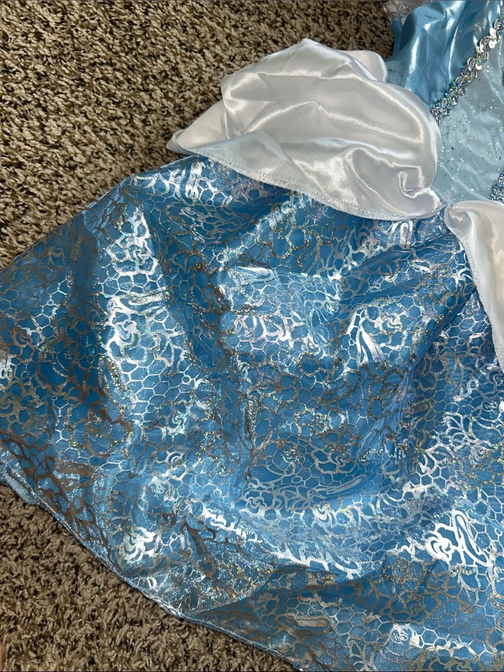 Cinderella Princess Dress Kids Costume